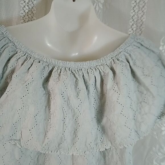 Knox Rose Women's Top Blouse Size M Embroidered - Picture 5 of 13